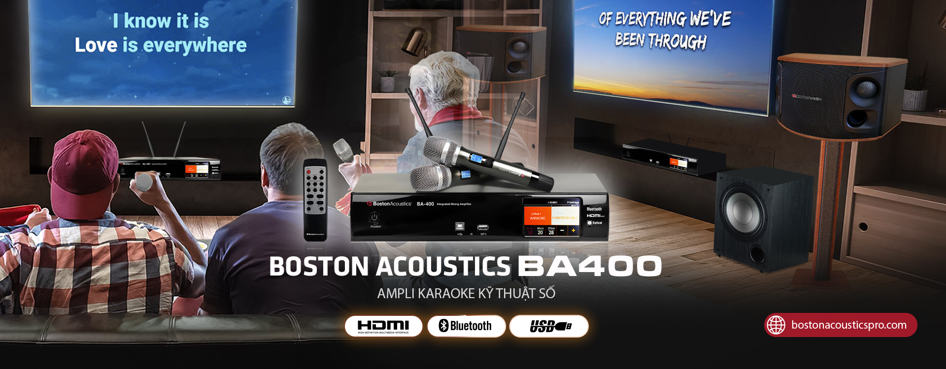Ampli Boston Acoustics BA400