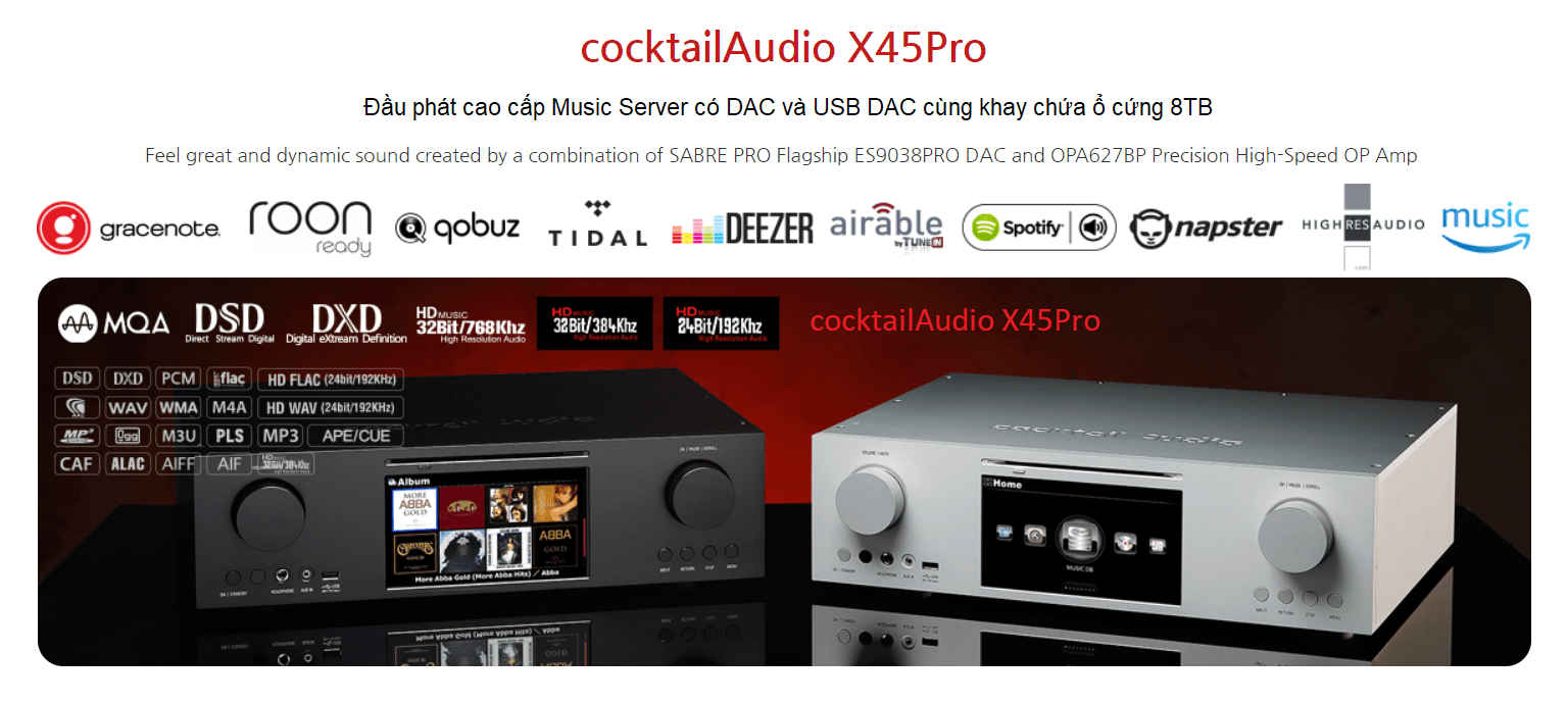 Music Server Cocktail Audio X45Pro | Anh Duy Audio