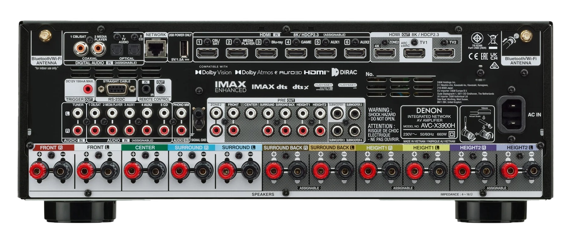 Ampli Denon AVC-X3900H | Anh Duy Audio