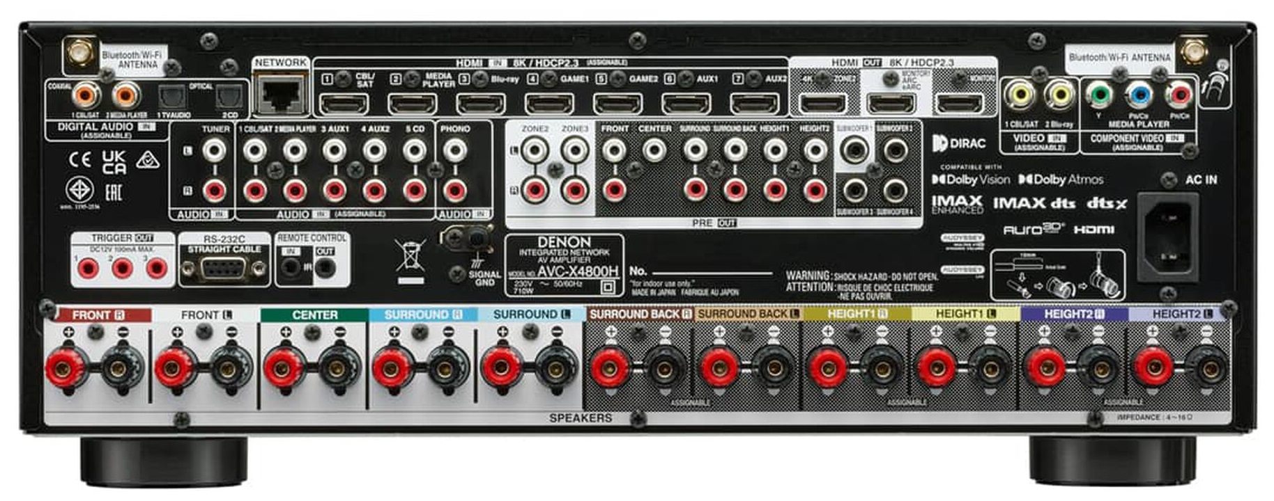 Denon AVC-X4800H | Ampli nghe nhạc - xem phim | Anh Duy Audio