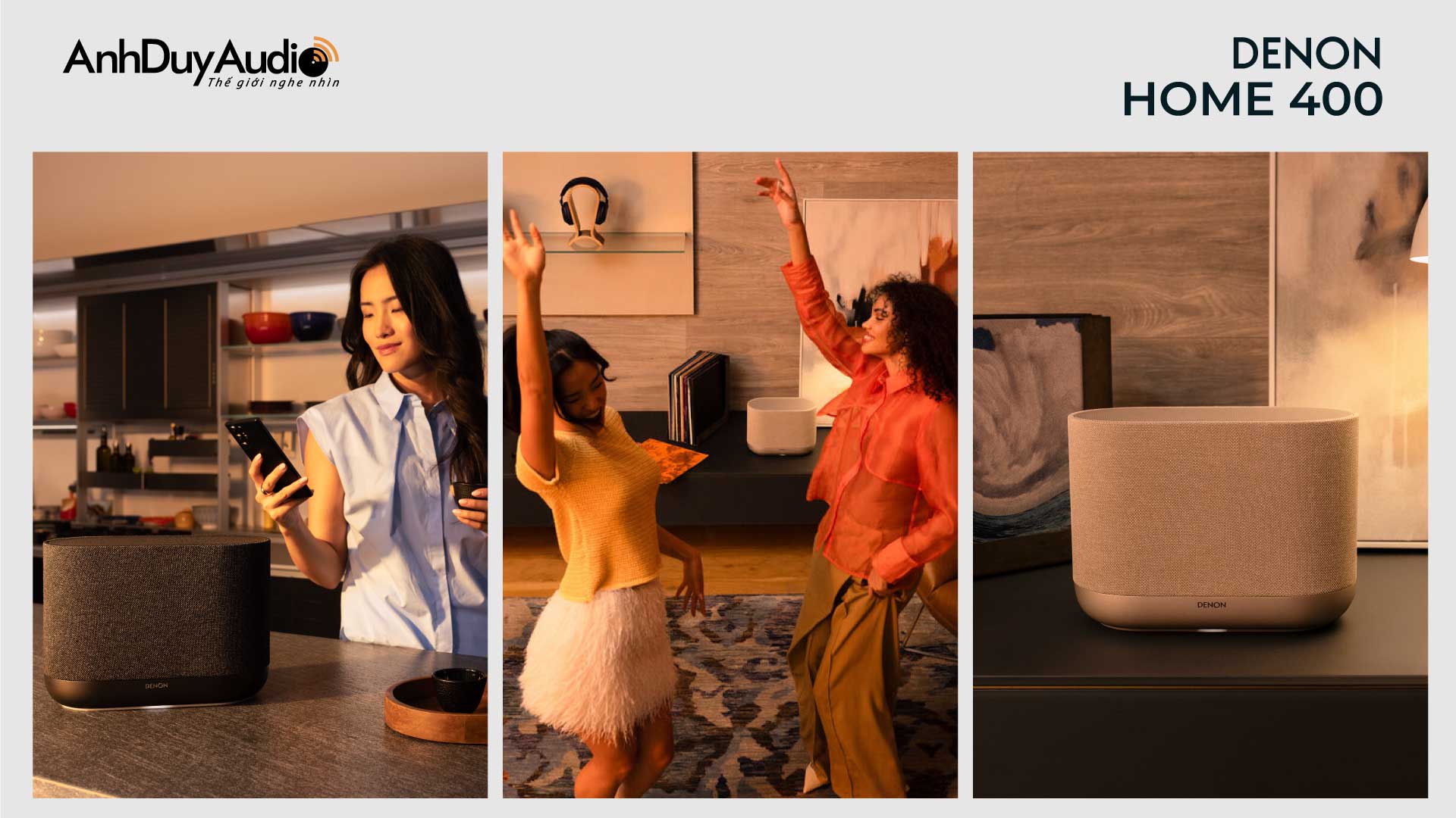 Loa không dây Denon Home 400 | Anh Duy Audio