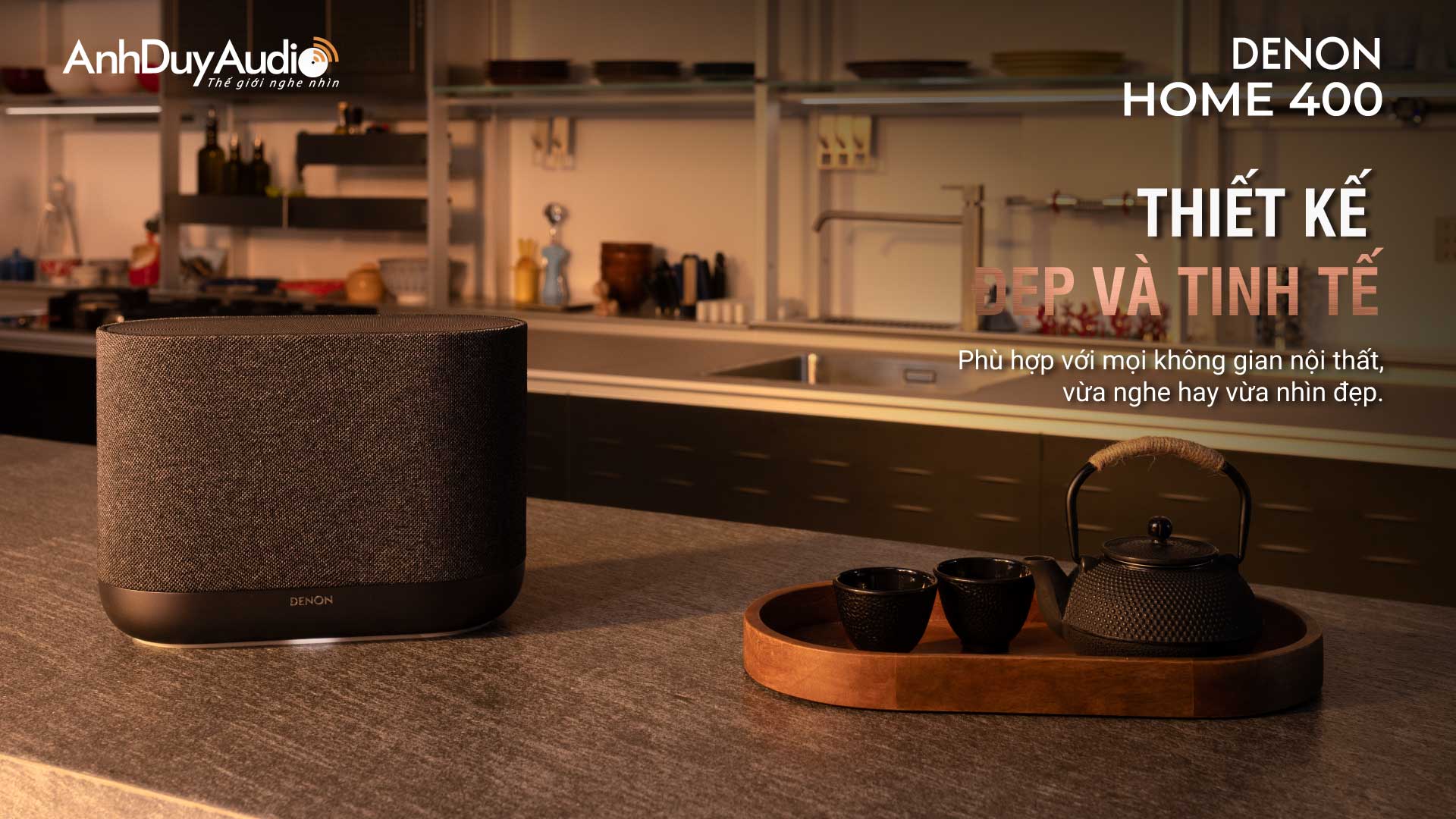 Loa không dây Denon Home 400 | Anh Duy Audio