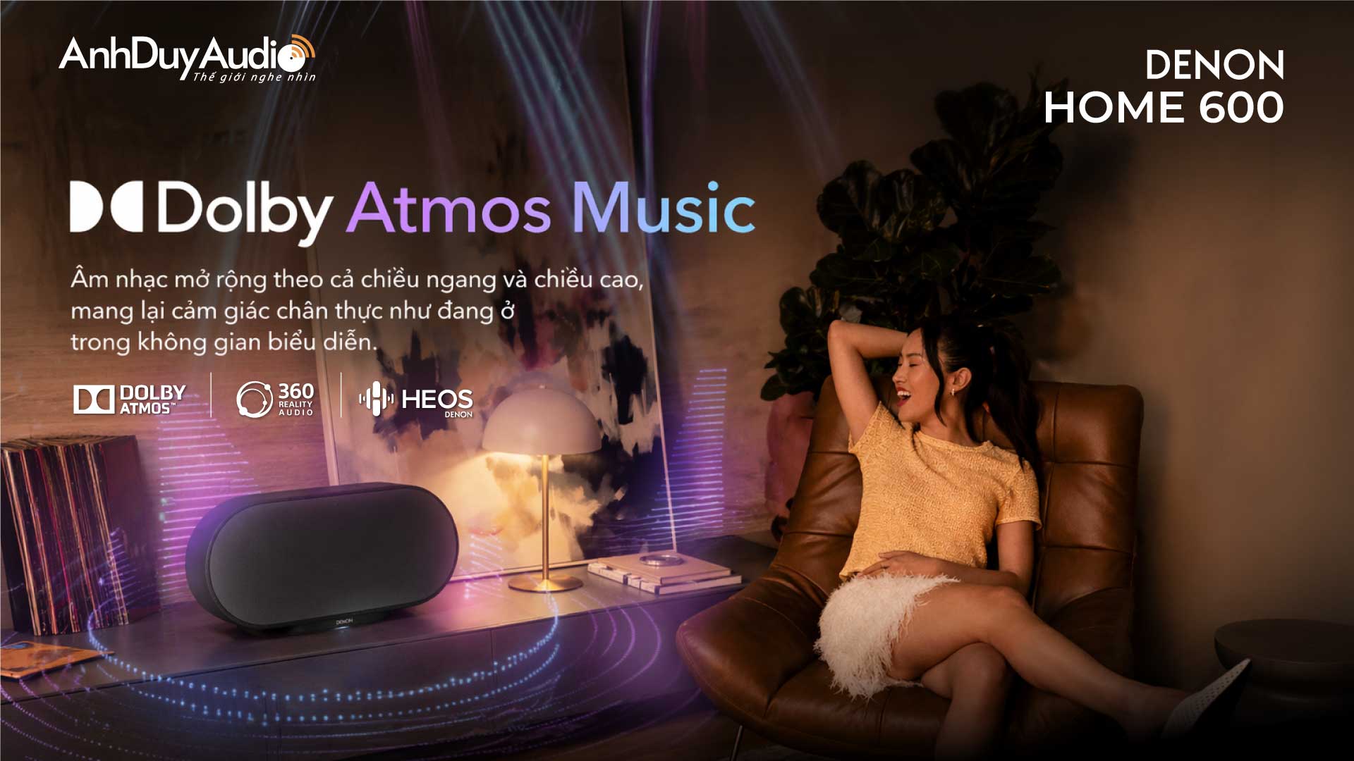 Loa không dây Denon Home 600 | Anh Duy Audio
