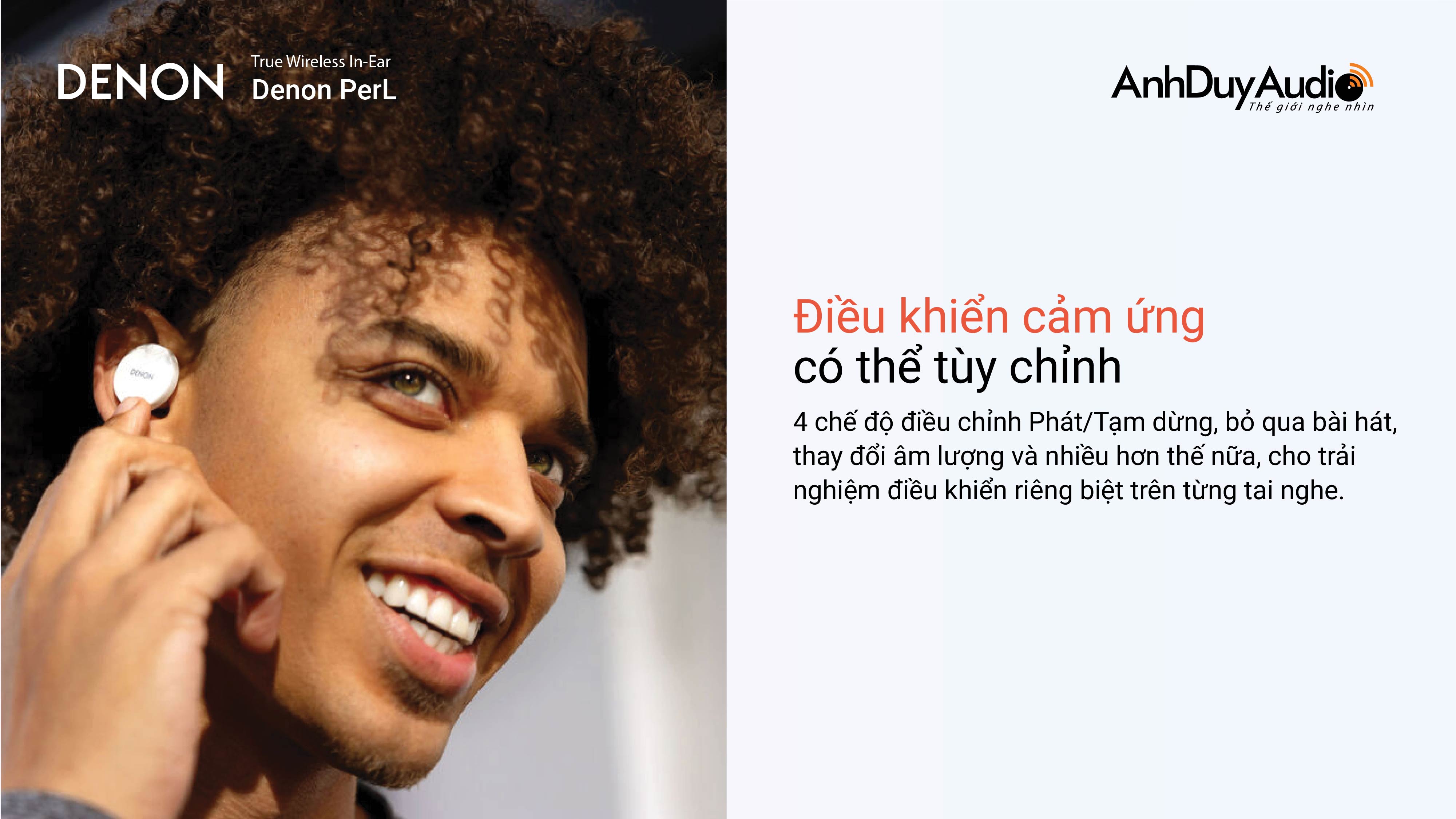 Tai nghe True Wireless Denon PerL | Anh Duy Audio