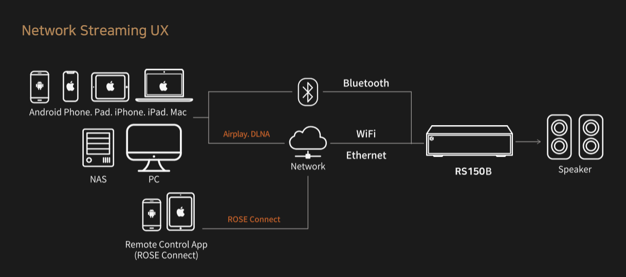 Music Server HiFi Rose RS150B | Anh Duy Audio