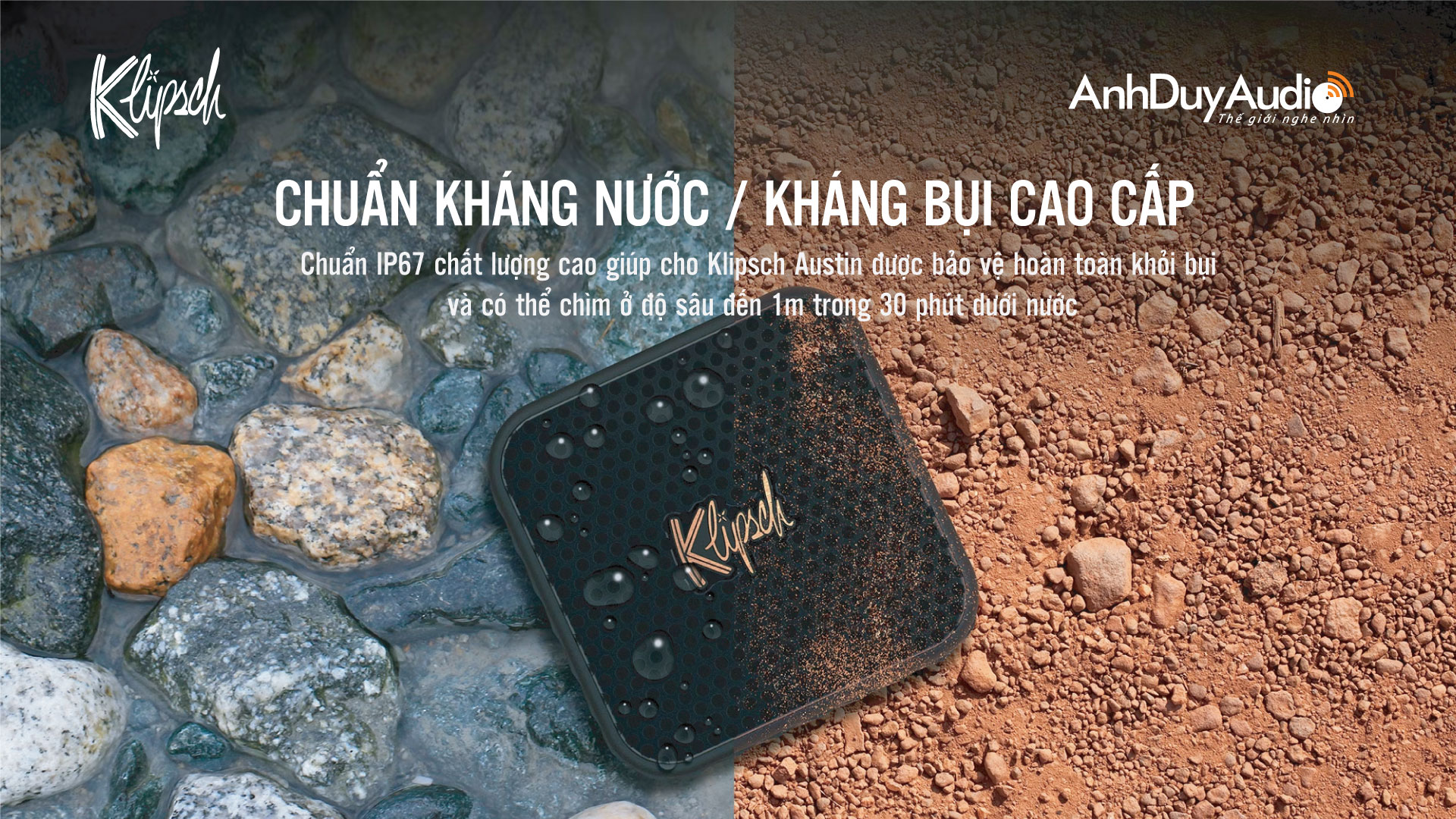 Siêu loa di động Klipsch Austin | Anh Duy Audio