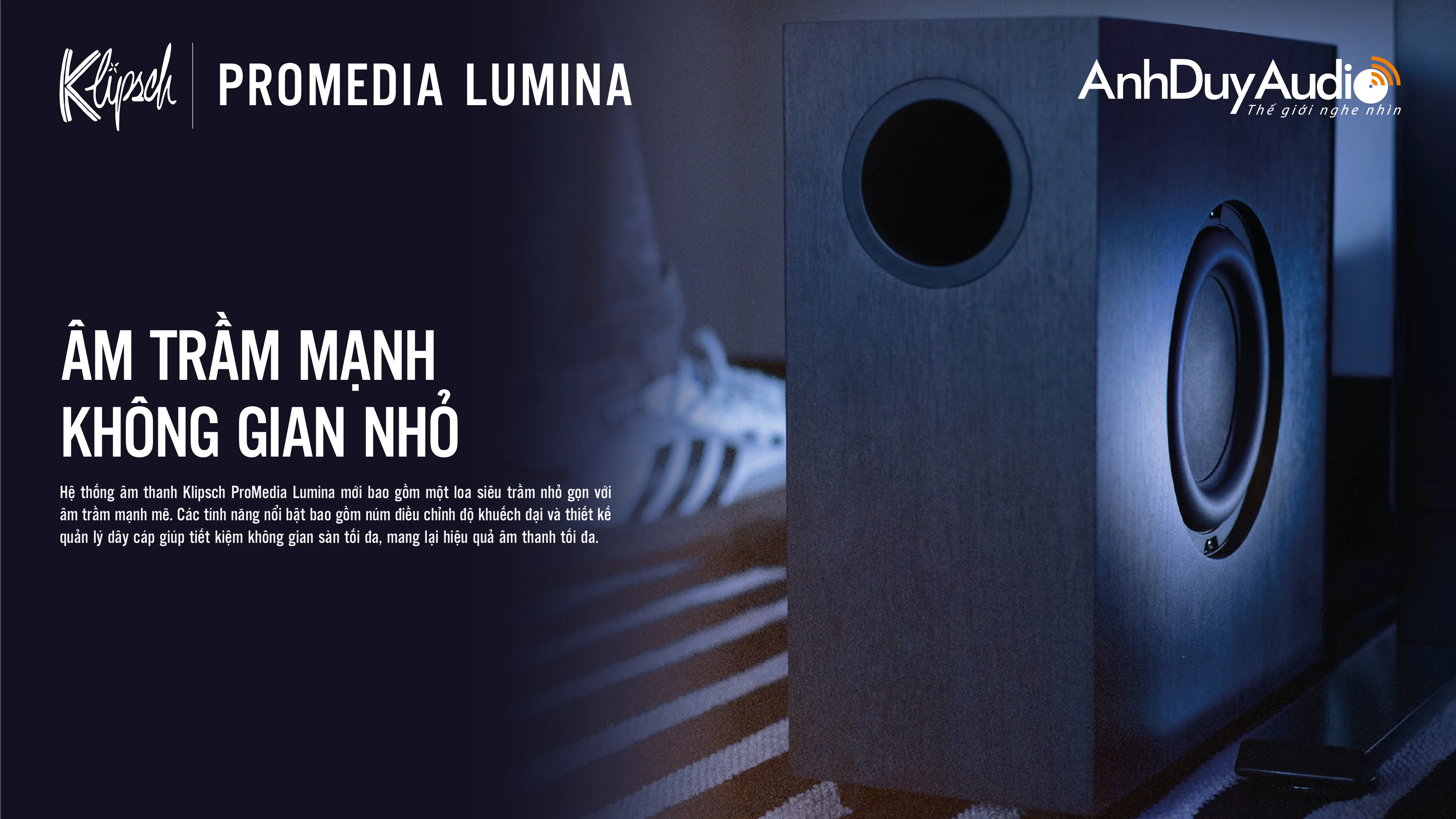 Loa vi tính Klipsch ProMedia Lumina | Anh Duy Audio
