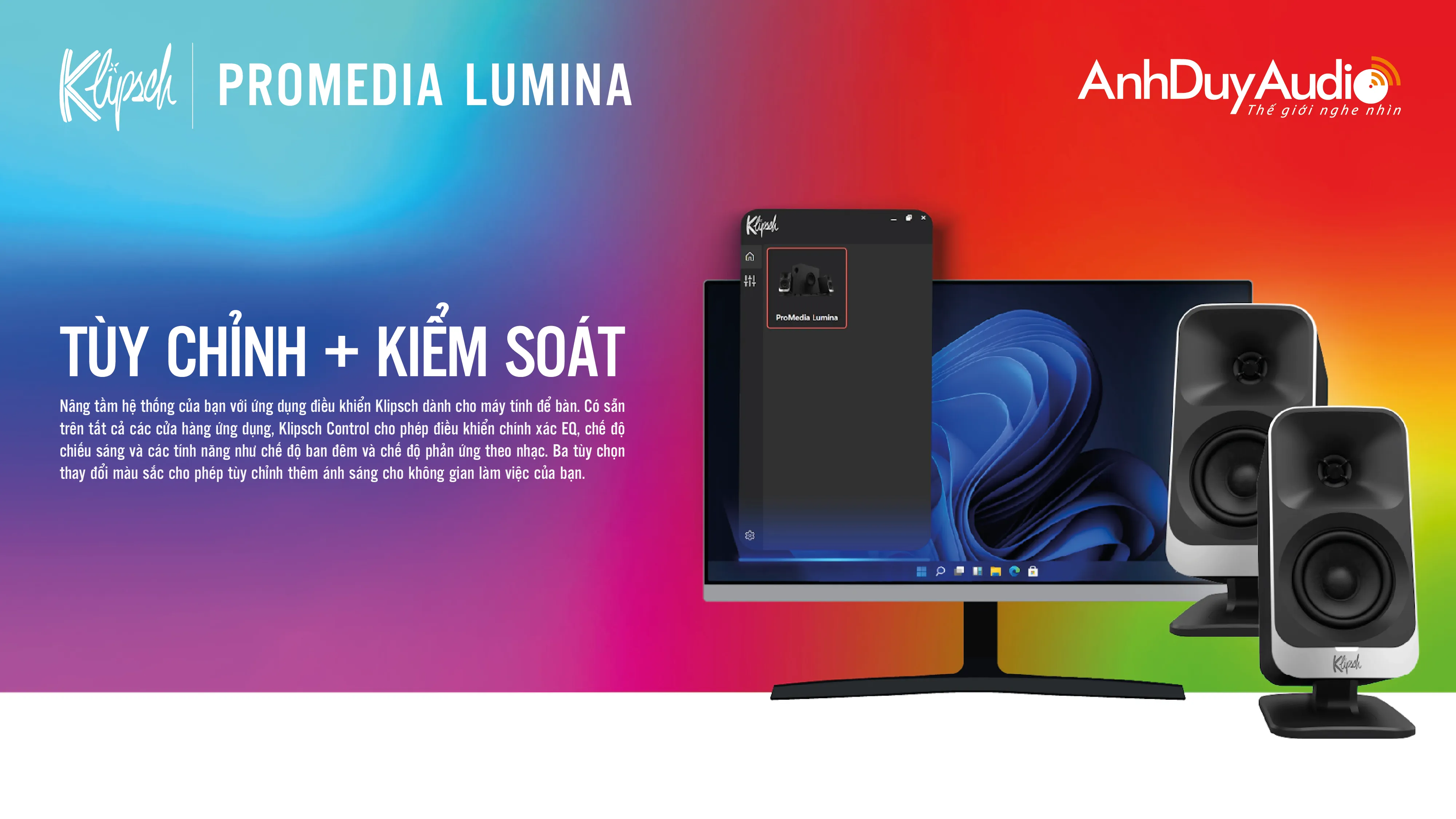 Loa vi tính Klipsch ProMedia Lumina | Anh Duy Audio