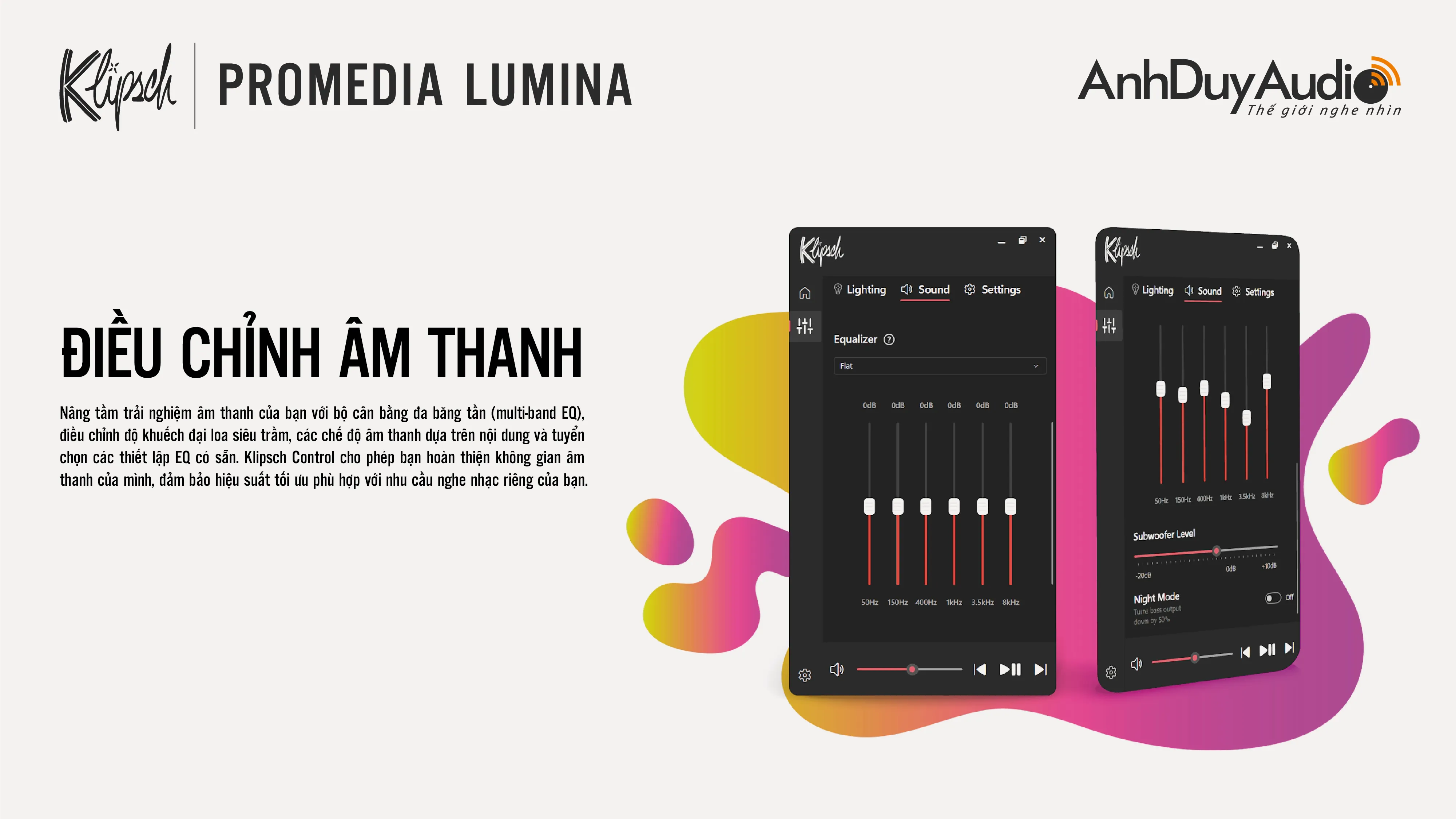 Loa vi tính Klipsch ProMedia Lumina | Anh Duy Audio