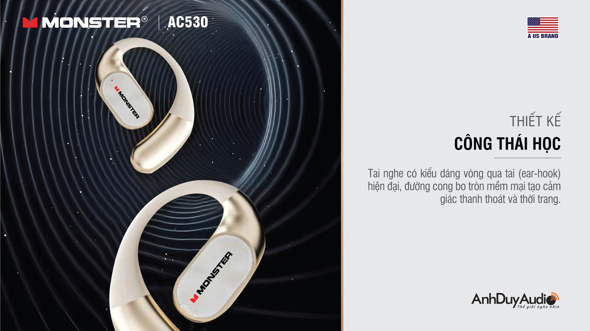 Tai nghe True Wireless Monster AC530 | Anh Duy Audio