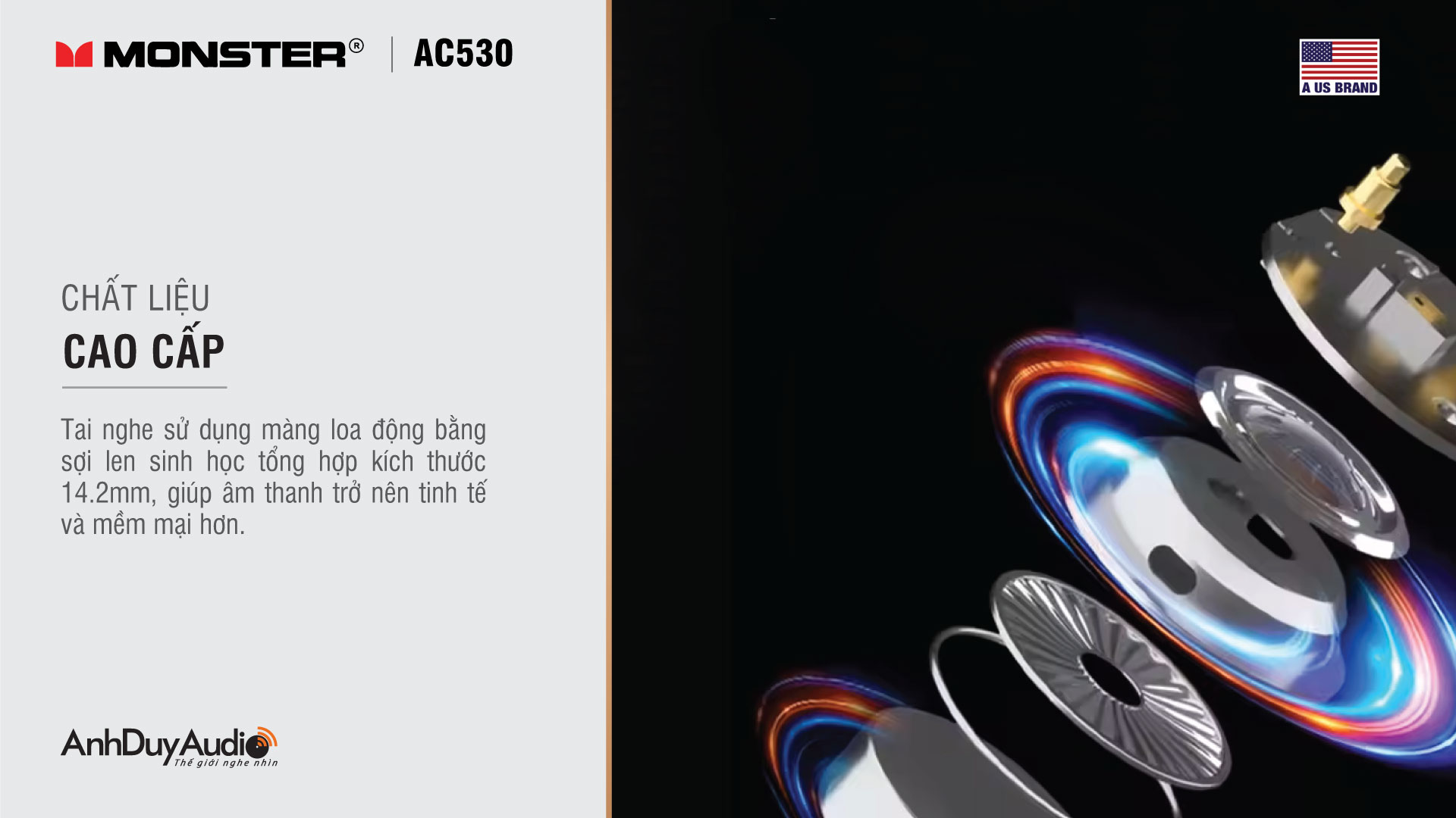 Tai nghe True Wireless Monster AC530 | Anh Duy Audio