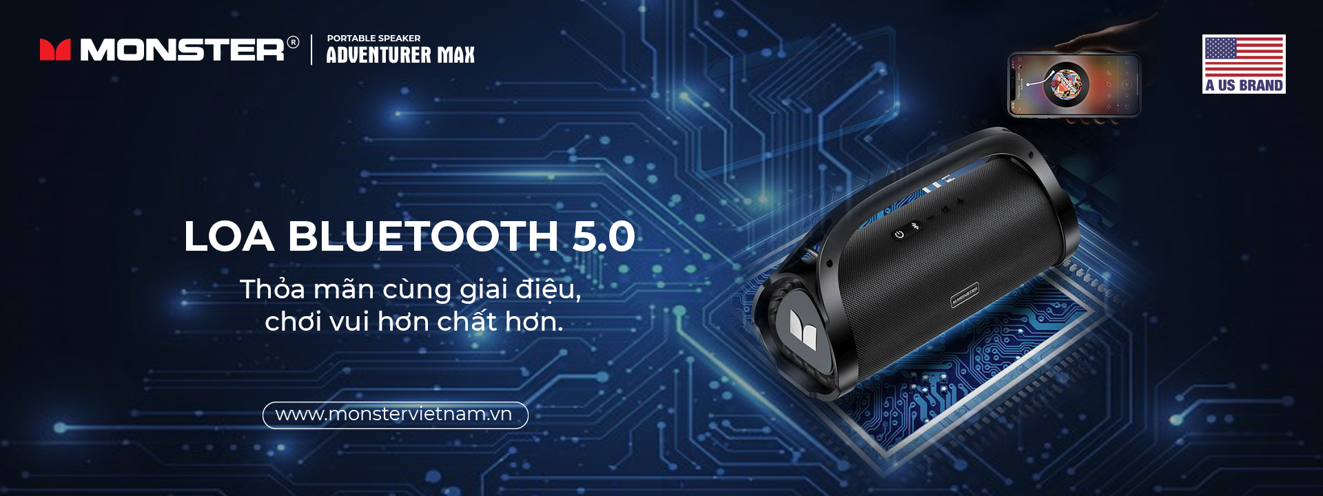 Loa Bluetooth Monster Adventurer MAX | Anh Duy Audio