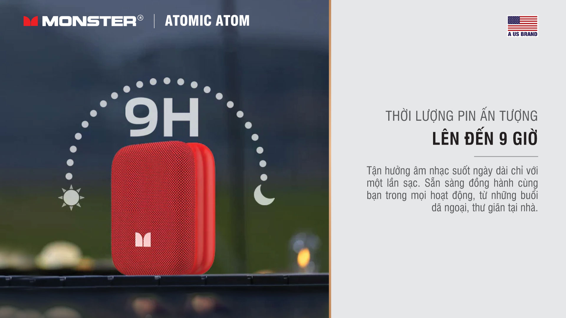 Loa Bluetooth Monster Atomic Atom | Anh Duy Audio