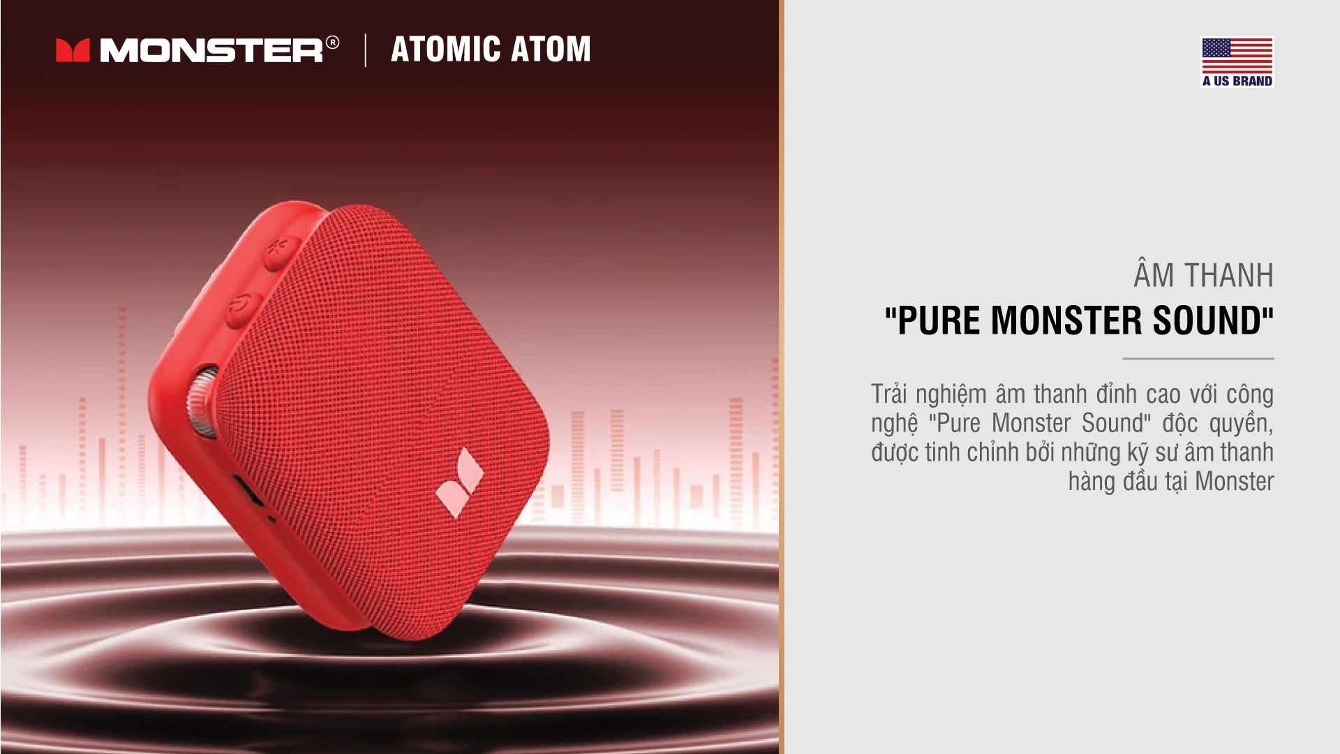 Loa Bluetooth Monster Atomic Atom | Anh Duy Audio