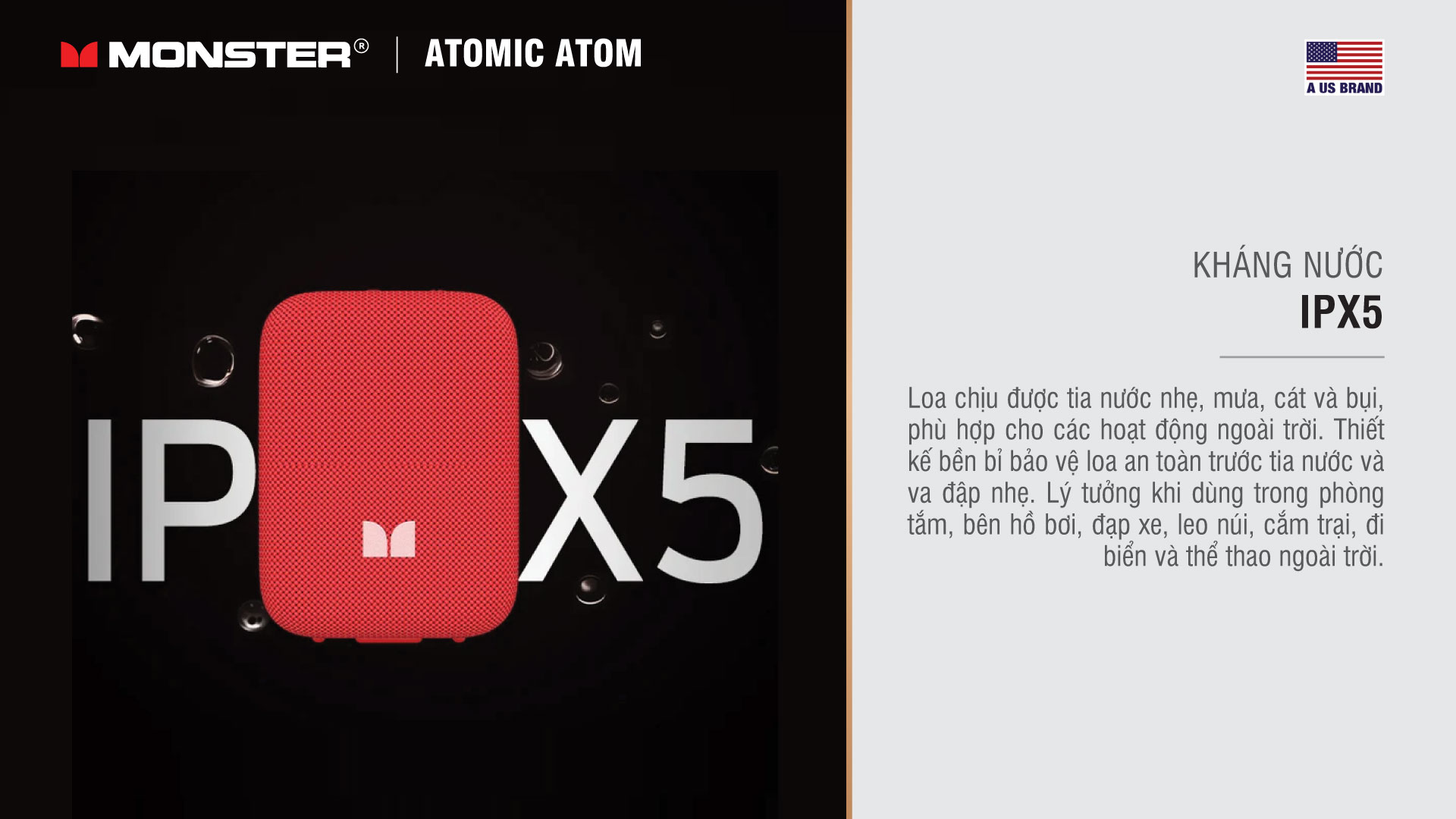 Loa Bluetooth Monster Atomic Atom | Anh Duy Audio