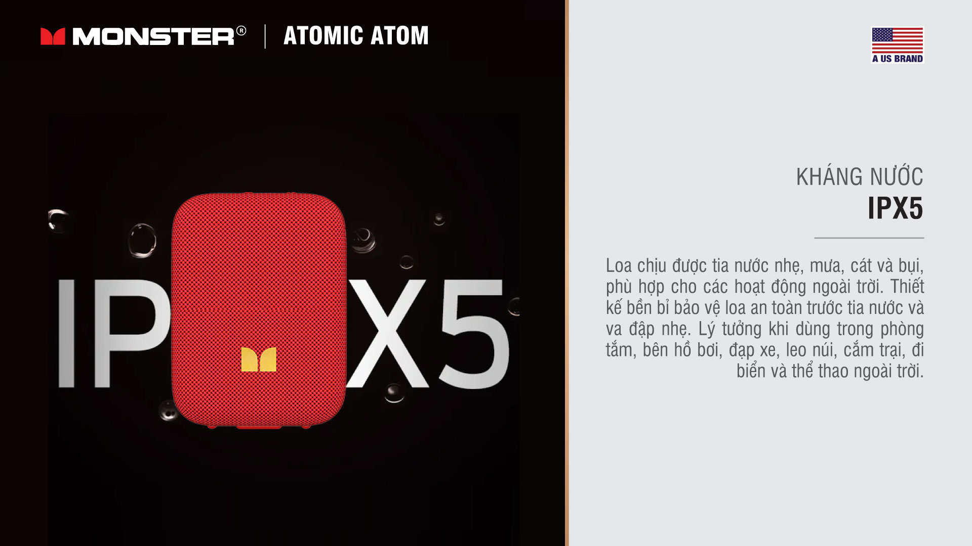 Loa Bluetooth Monster Atomic Atom | Anh Duy Audio