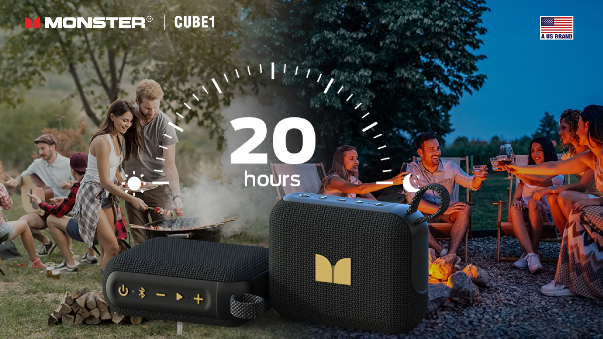 Loa Bluetooth di động Monster Cube 1 | Anh Duy Audio