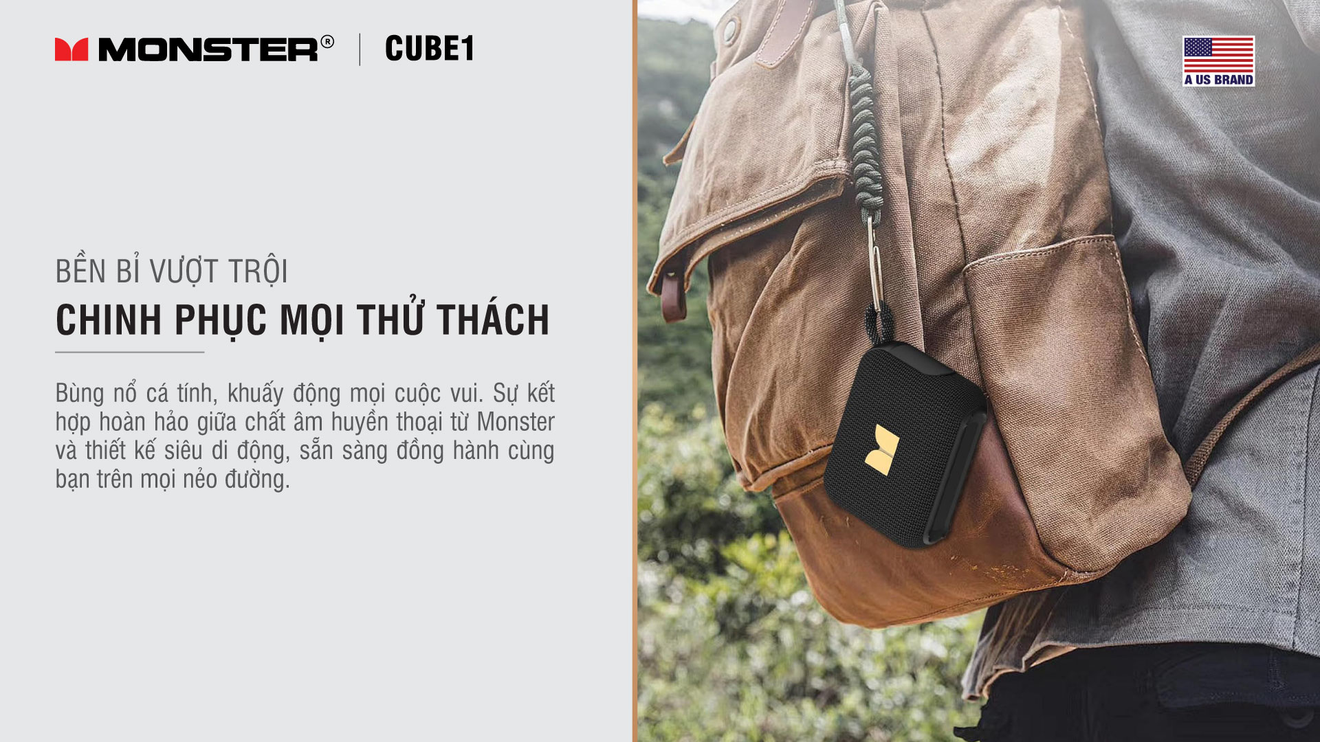 Loa Bluetooth di động Monster Cube 1 | Anh Duy Audio