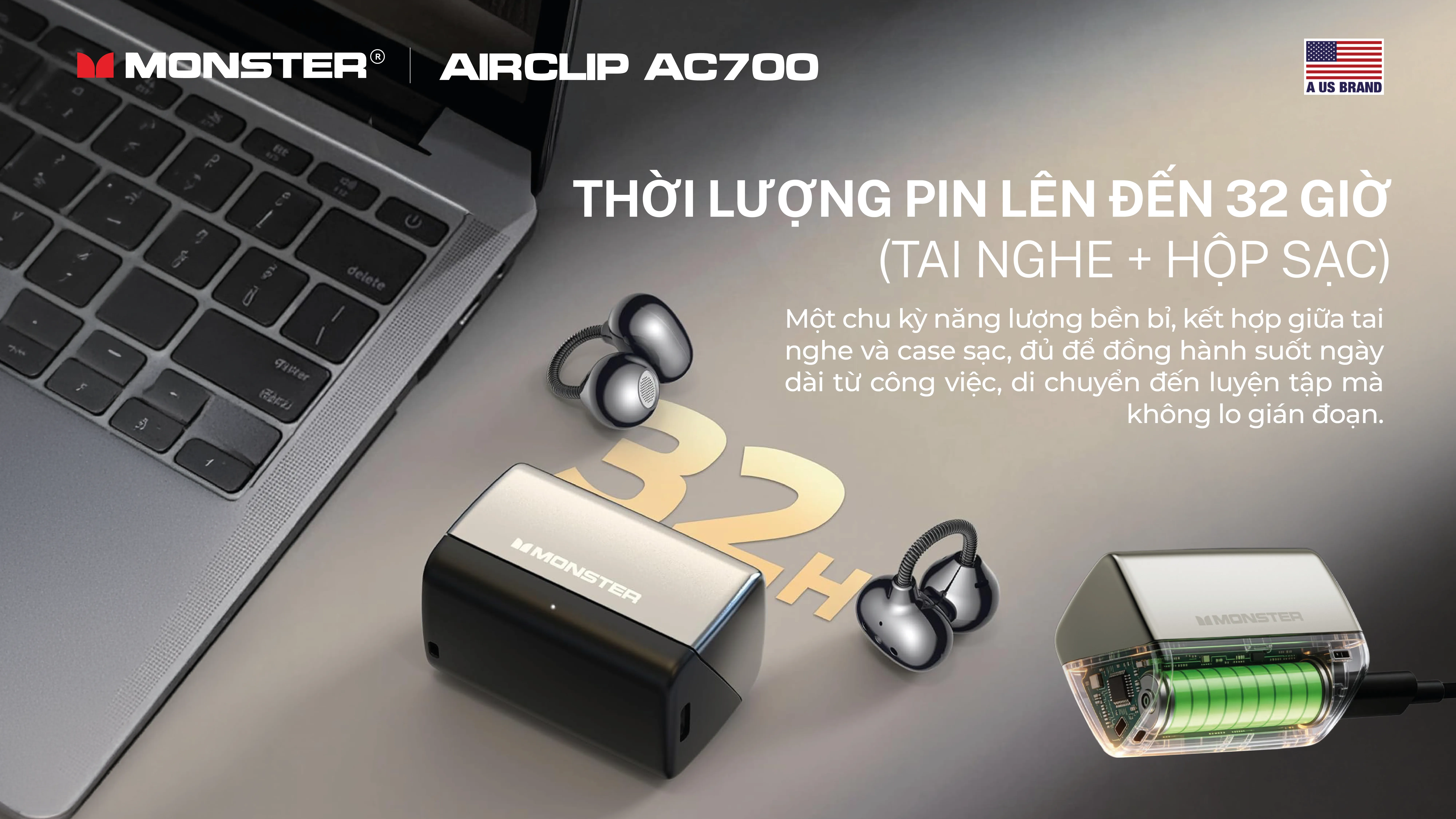 Monster AirClip AC700 | Anh Duy Audio