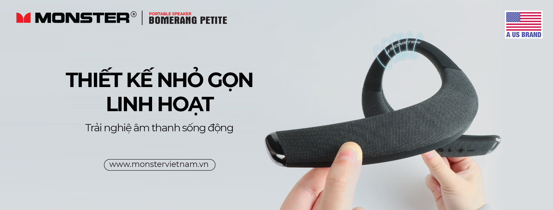 Loa Bluetooth Monster Boomerang Petite | Anh Duy Audio