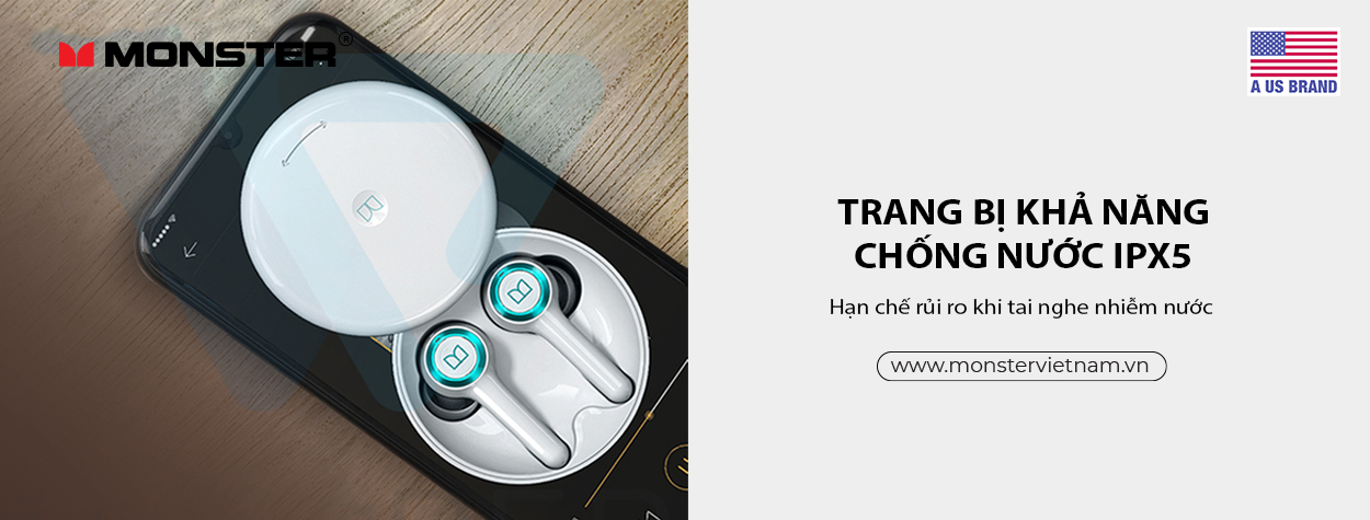 Tai nghe True Wireless Monster Clarity 102 Airlinks | Anh Duy Audio