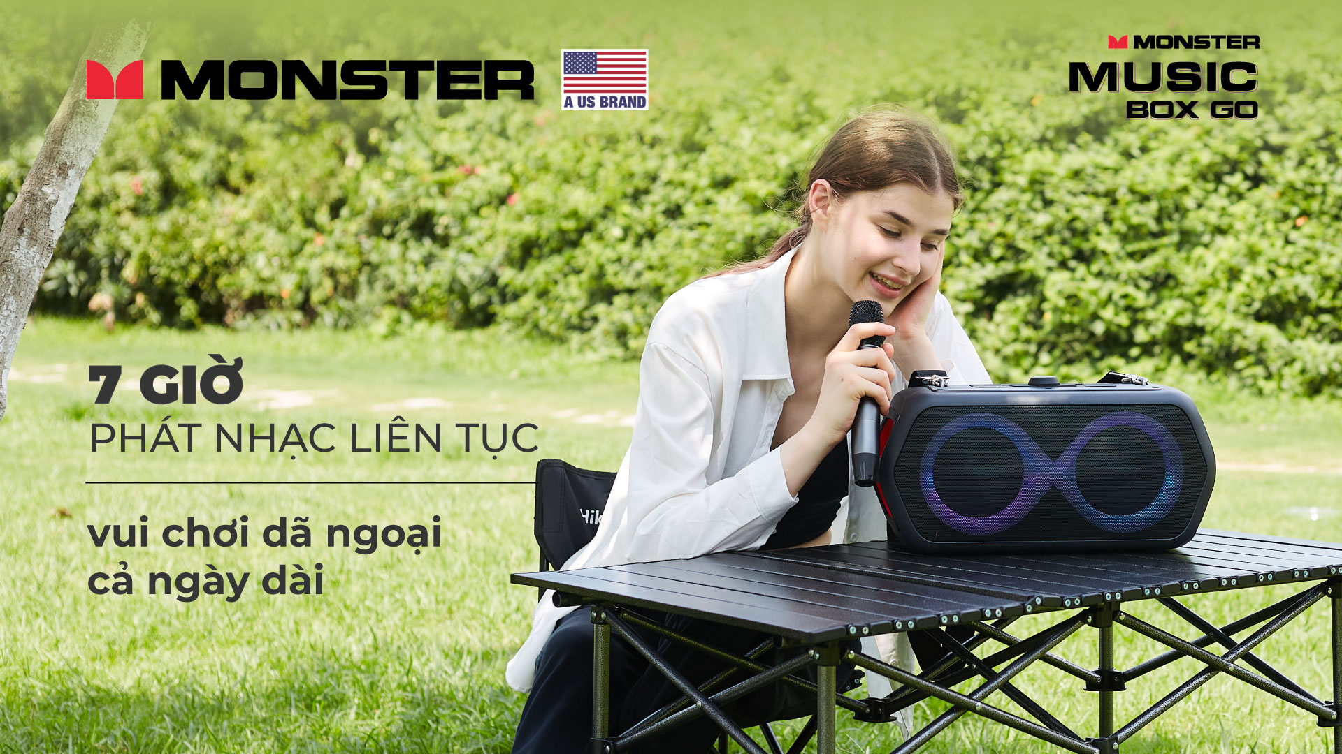  Loa karaoke di động chống nước Monster Musicbox Go | Anh Duy Audio