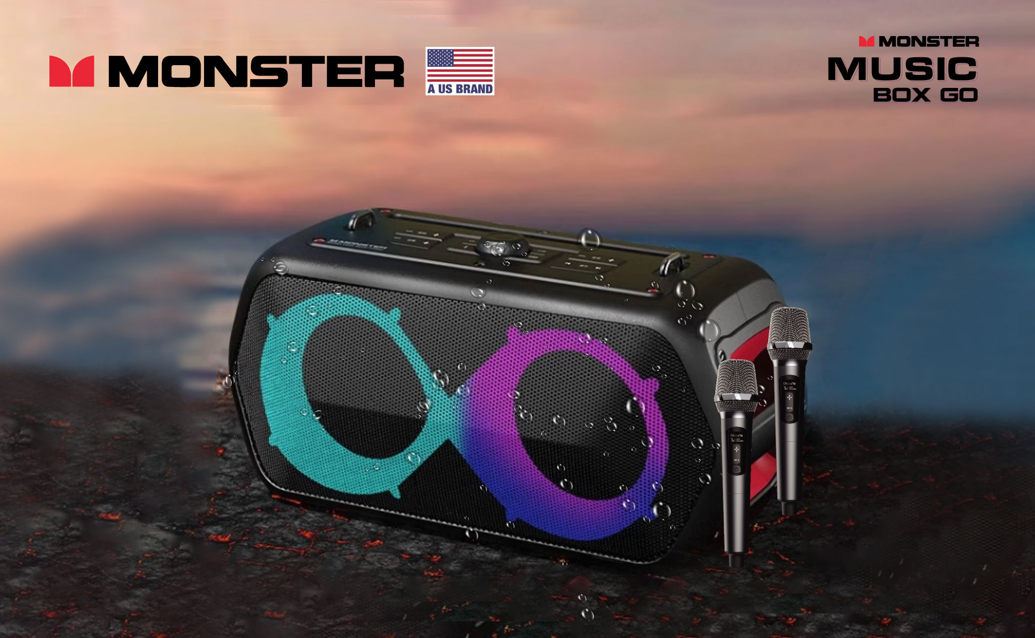  Loa karaoke di động chống nước Monster Musicbox Go | Anh Duy Audio