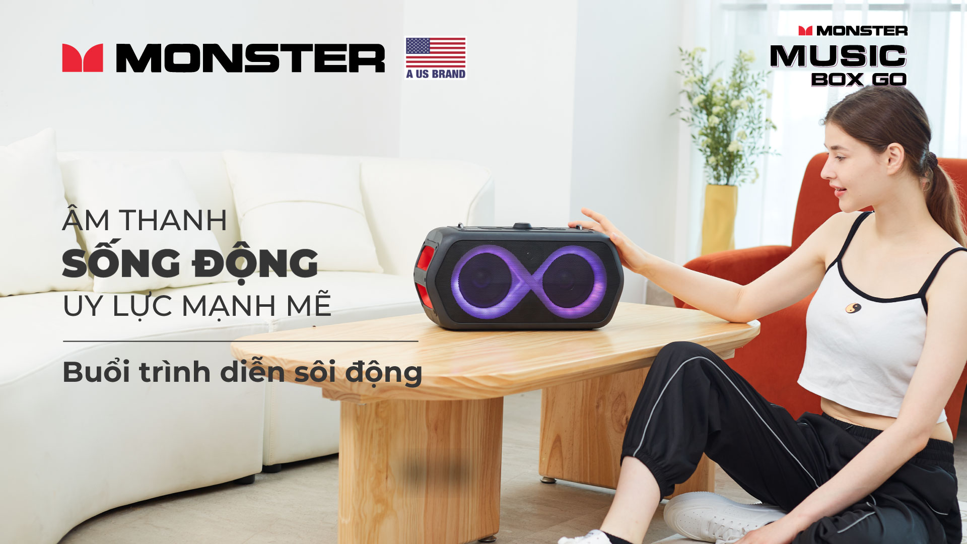  Loa karaoke di động chống nước Monster Musicbox Go | Anh Duy Audio