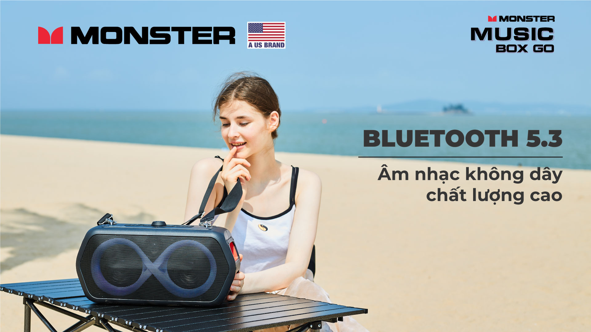 Loa karaoke di động chống nước Monster Musicbox Go | Anh Duy Audio