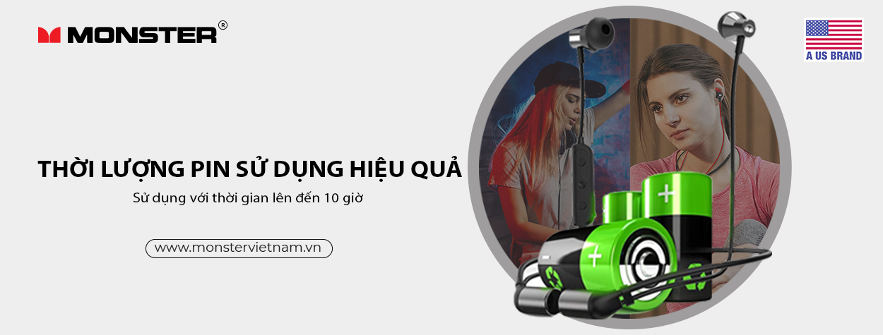 Tai nghe True Wireless Monster iSport Solitaire Plus | Anh Duy Audio