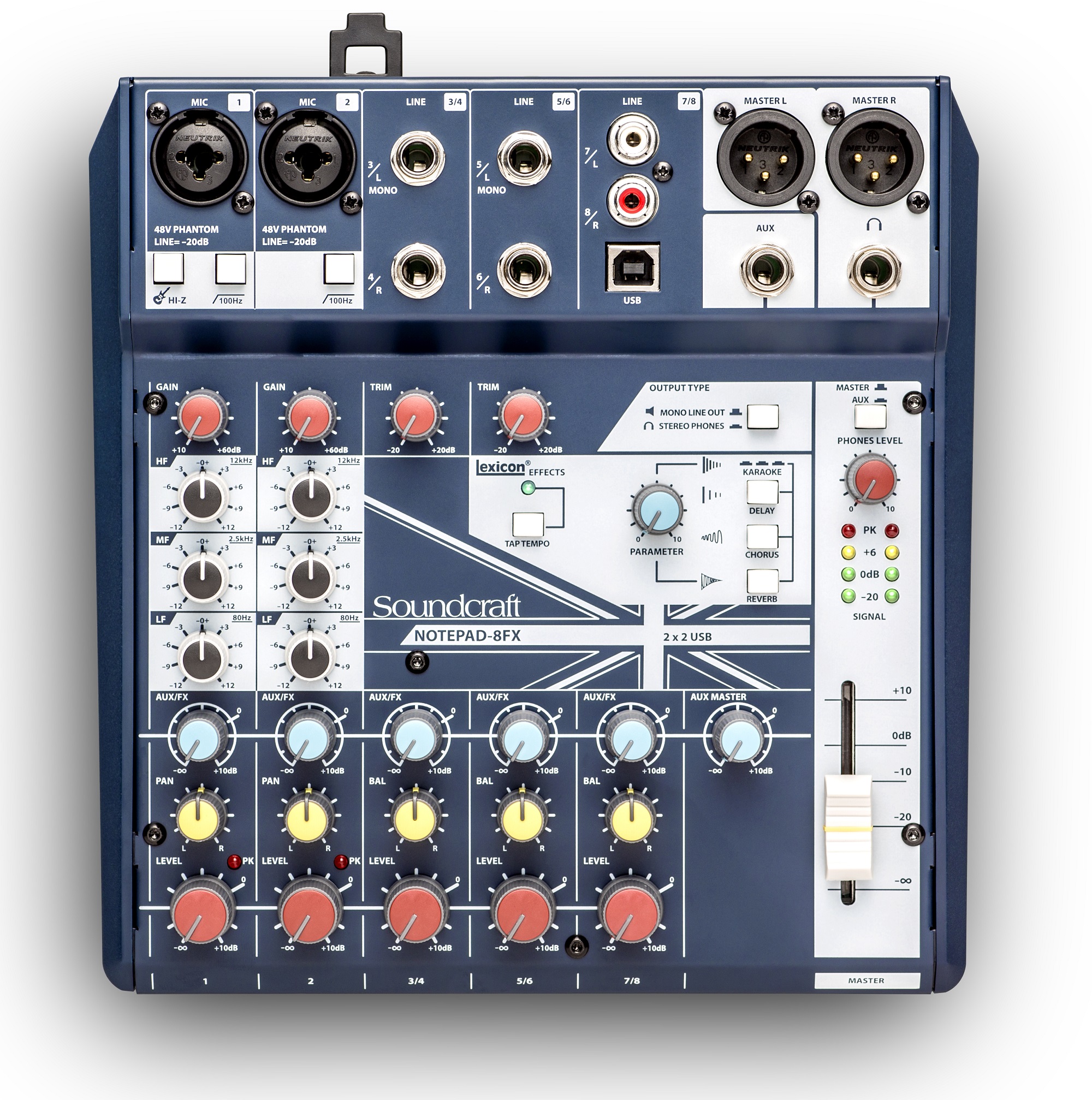 Mixer Soundcraft Notepad-8FX | Anh Duy Audio