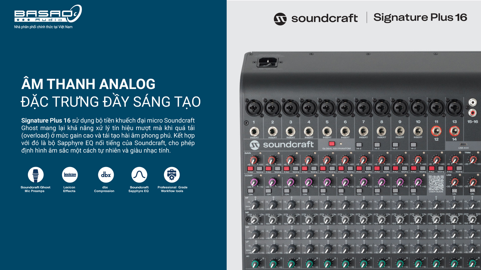 Soundcraft Signature Plus 16 | Anh Duy Audio