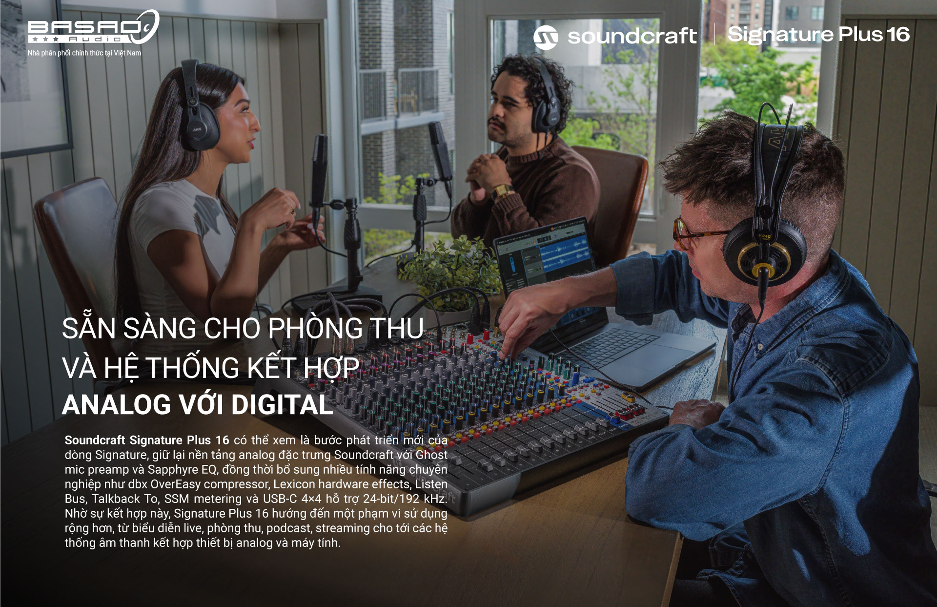 Soundcraft Signature Plus 16 | Anh Duy Audio