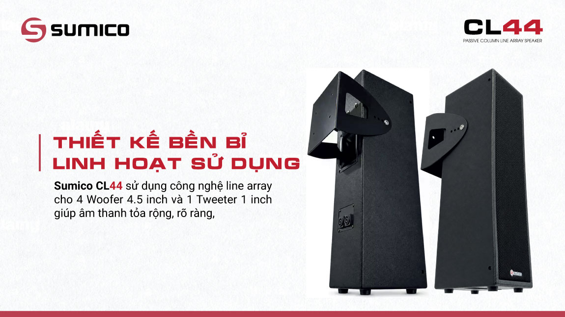 Loa Passive Column Sumico CL44 cấu trúc Line Array cao cấp | Anh Duy Audio