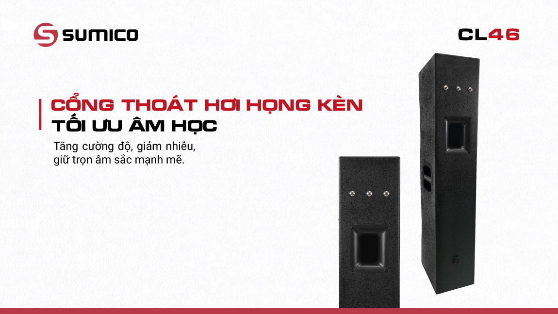 Loa Passive Column Sumico CL46 cấu trúc Line Array cao cấp | Anh Duy Audio