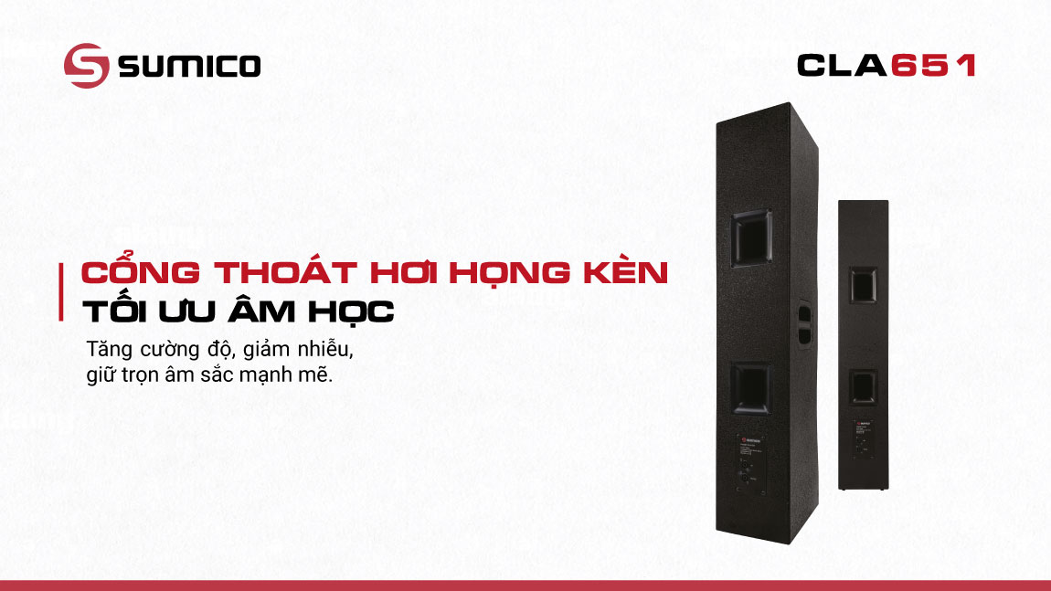 Loa Passive Column Sumico CL56 cấu trúc Line Array cao cấp | Anh Duy Audio