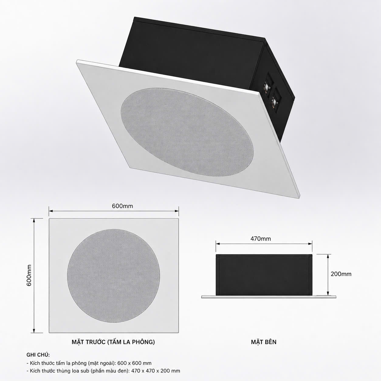 Subwoofer âm trần Sumico CLS62 | Anh Duy Audio