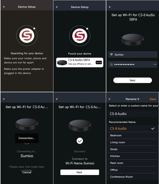 Hệ thống loa âm trần và ampli Wi-Fi Sumico CS-8 | Anh Duy Audio