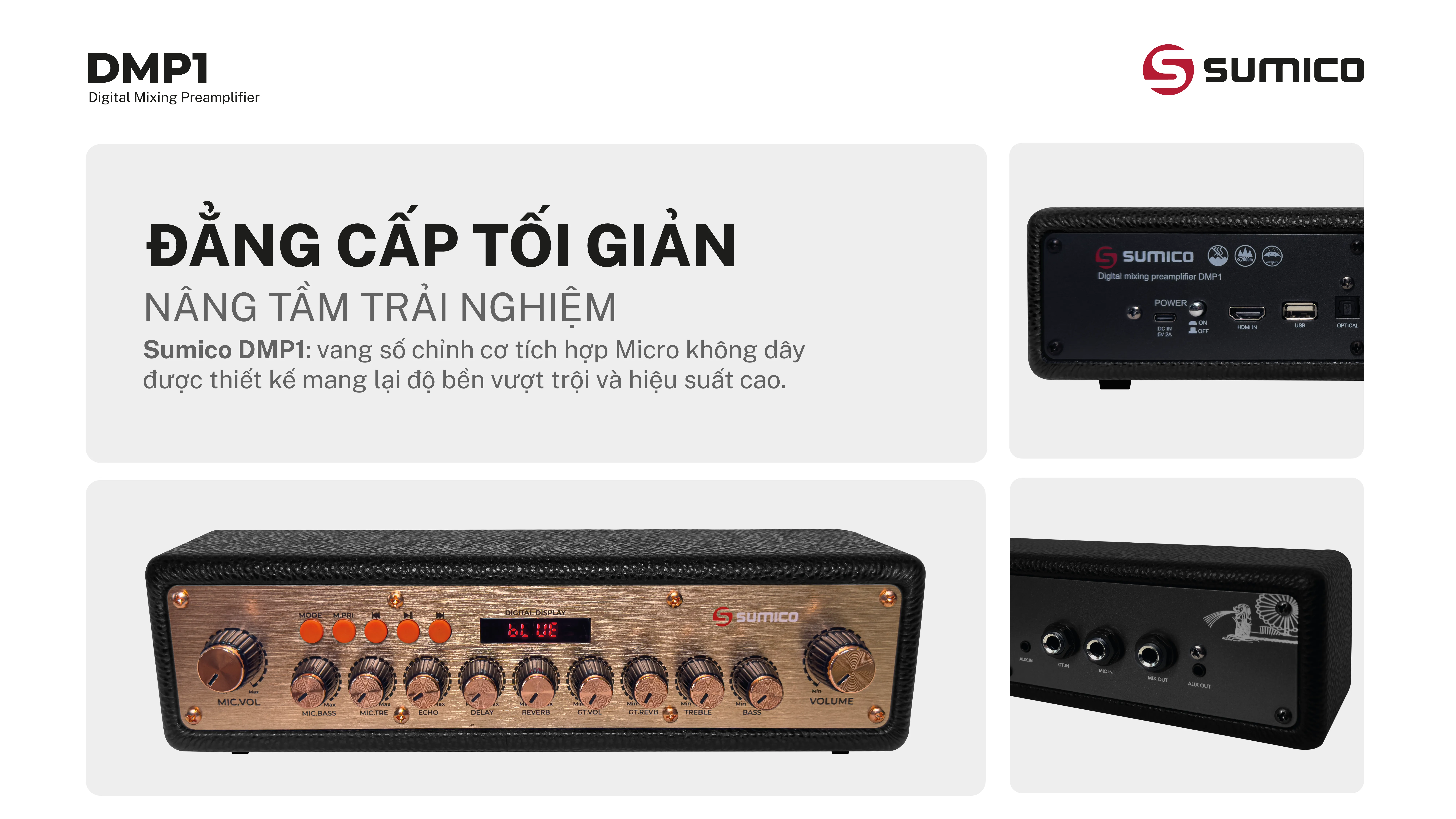 Digital Mixing Preamplifier Sumico DMP1 | Anh Duy Audio