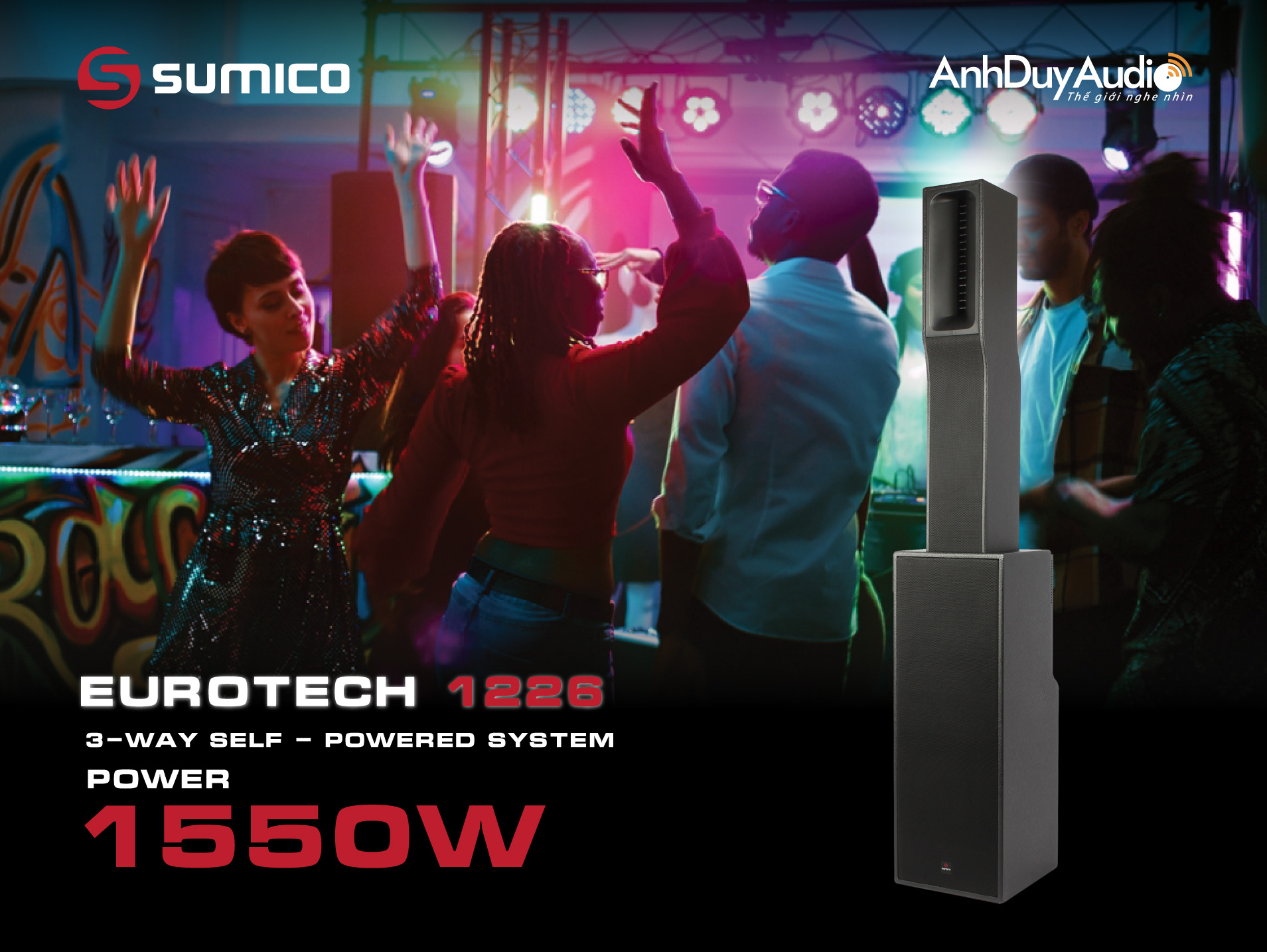 Loa Column Active Suimco EUROTECH 1226 | Anh Duy Audio