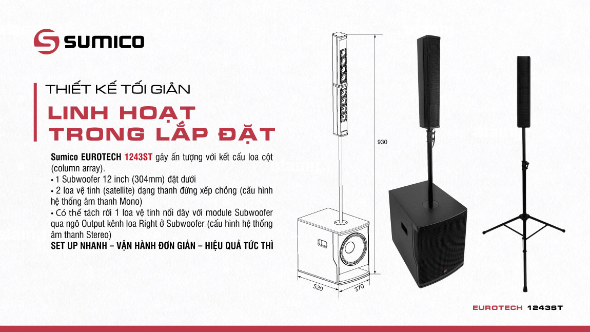 Sumico EUROTECH 1243ST | Anh Duy Audio