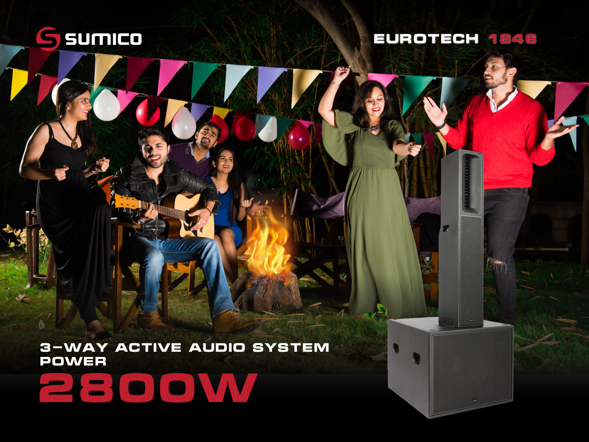 Loa Column Active Suimco EUROTECH 1846 | Anh Duy Audio