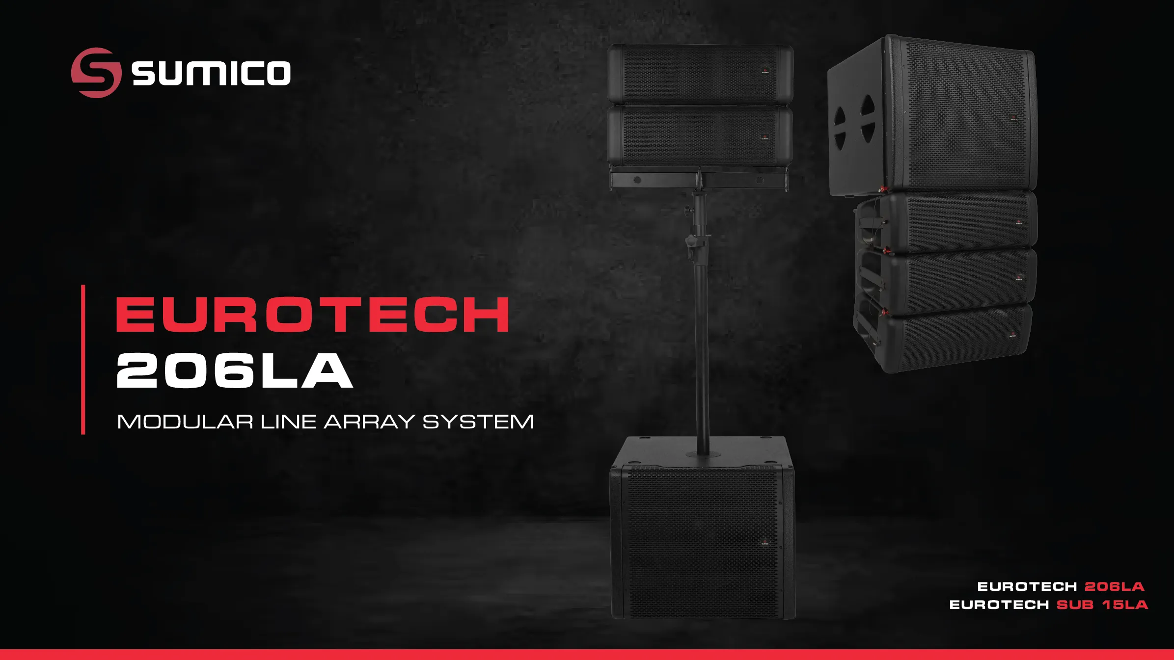 Loa Line Array Active Sumico EUROTECH 206LA | Anh Duy Audio