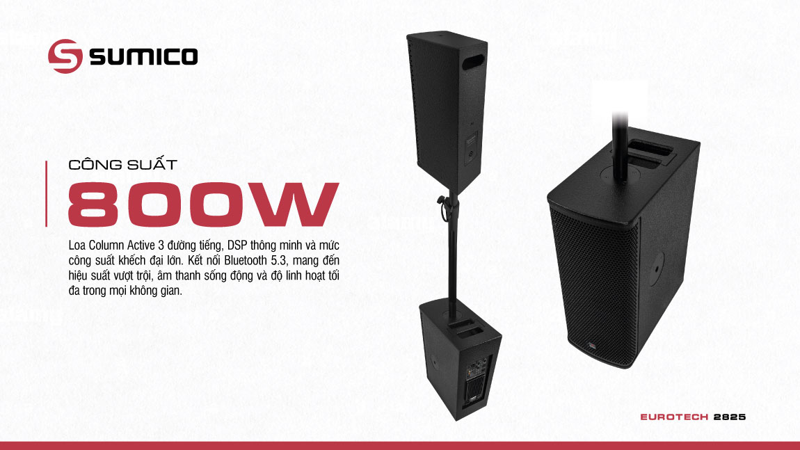 Loa Colume Active di động Sumico EUROTECH 2825 | Anh Duy Audio