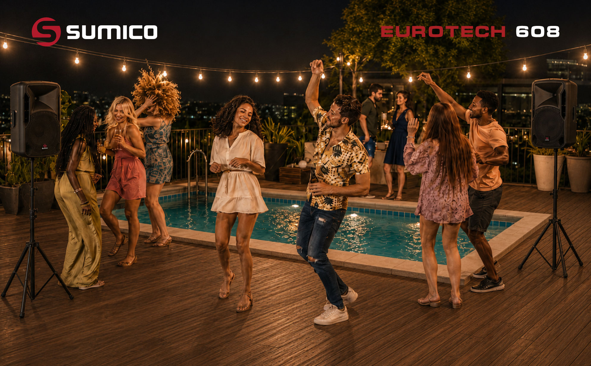 Loa Active chuyên nghiệp Sumico EUROTECH 608 | Anh Duy Audio