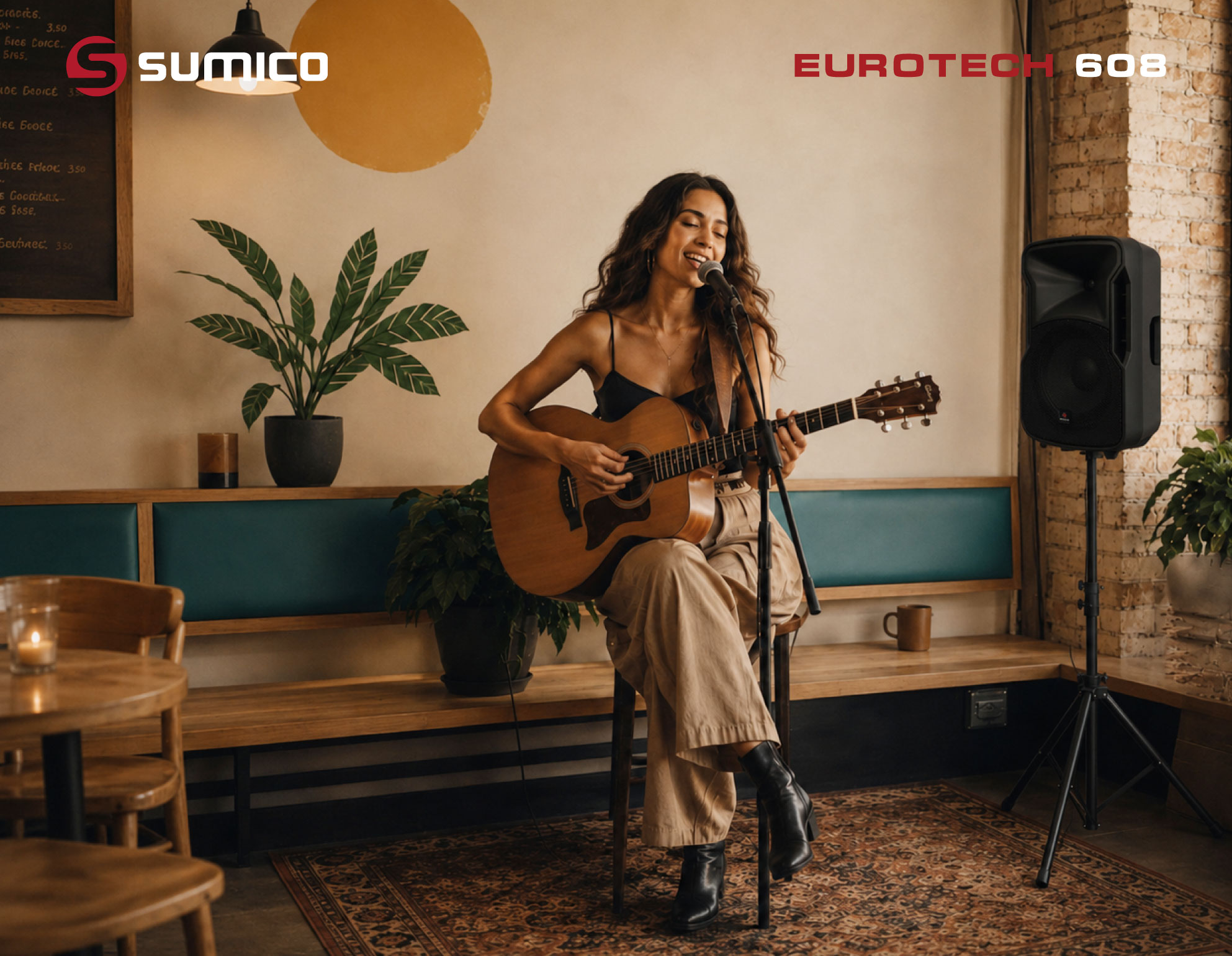 Loa Active chuyên nghiệp Sumico EUROTECH 608 | Anh Duy Audio