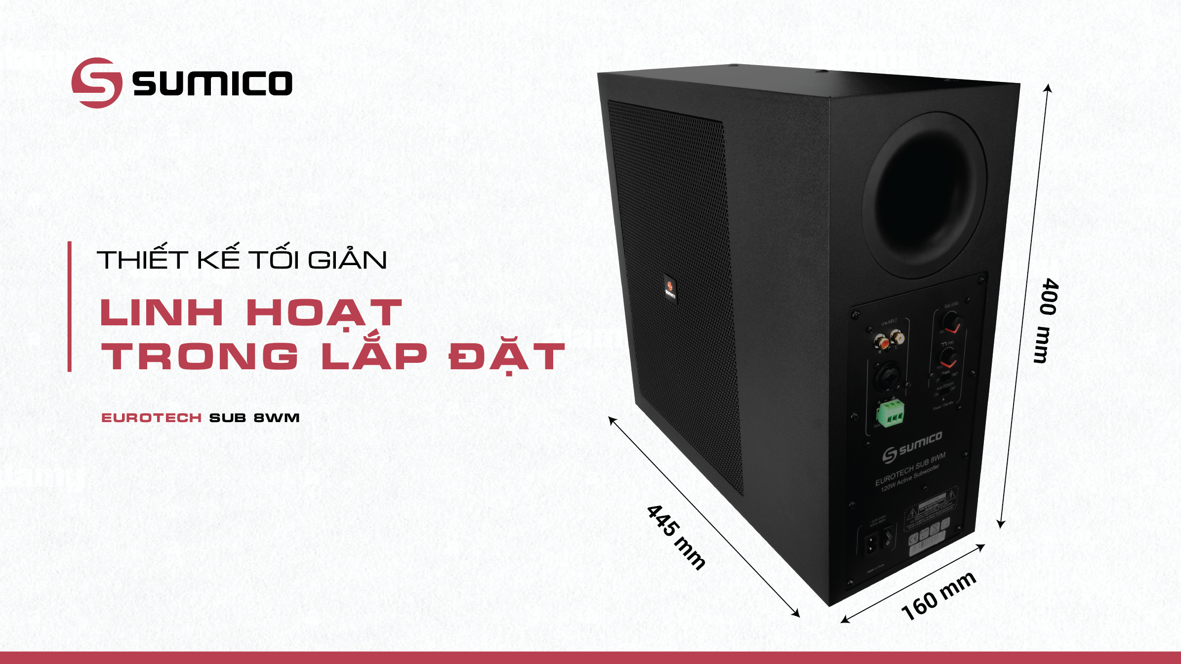 Sumico EUROTECH SUB 8WM | Anh Duy Audio