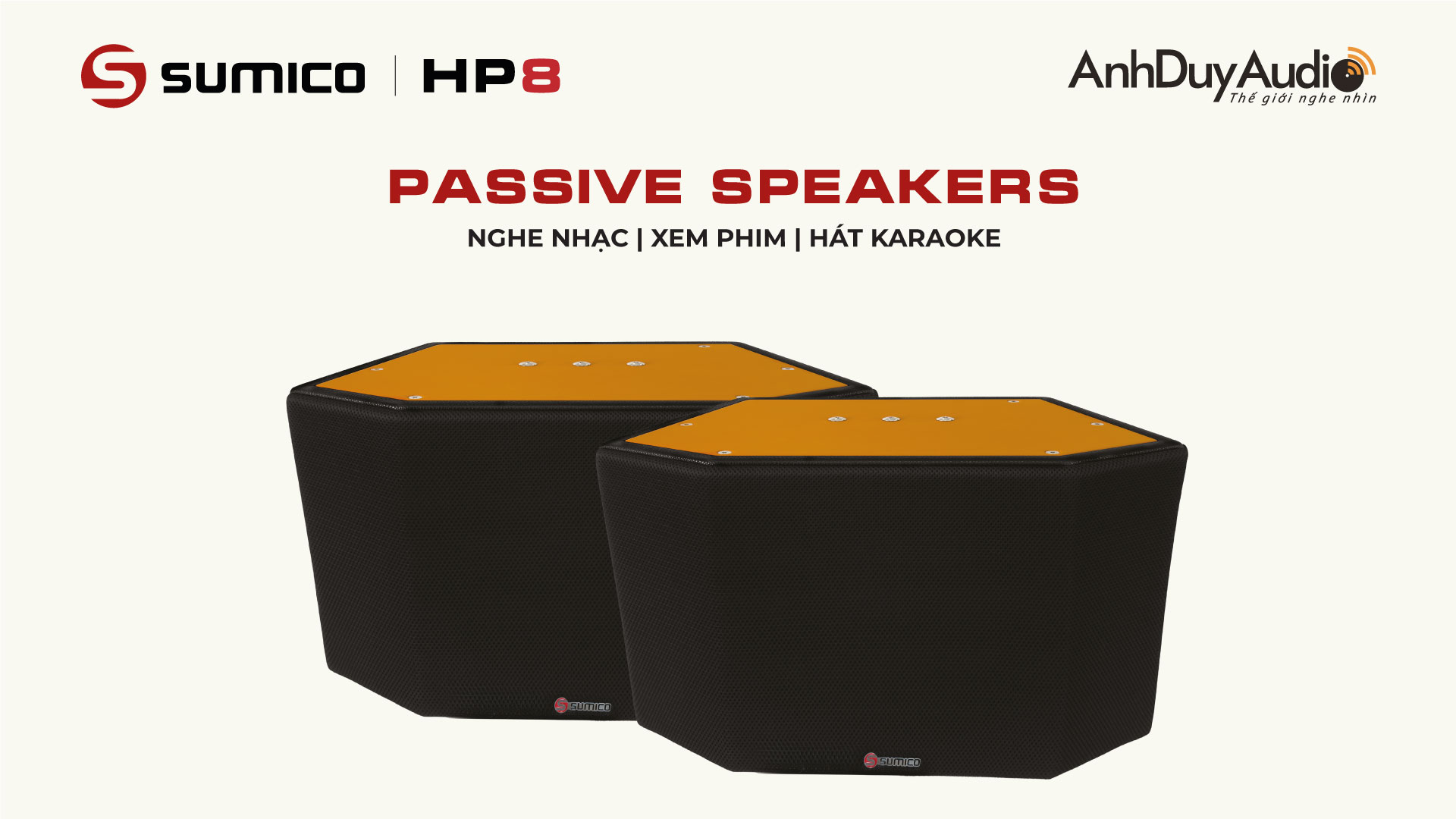 Loa karaoke và nghe nhạc Sumico HP8 | Anh Duy Audio