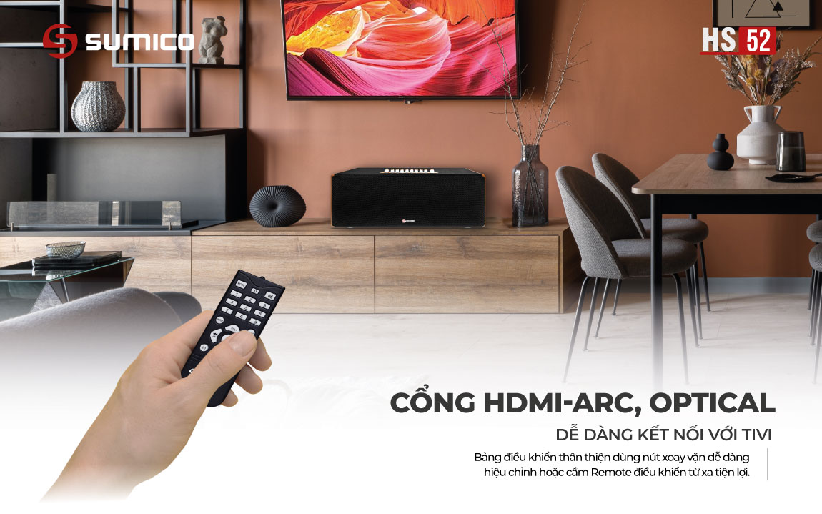 Loa Karaoke Sumico HS52 toàn năng đa nhiệm | Anh Duy Audio