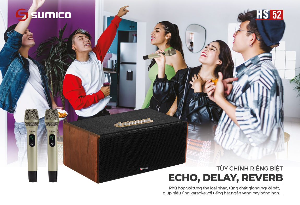 Loa Karaoke Sumico HS52 toàn năng đa nhiệm | Anh Duy Audio